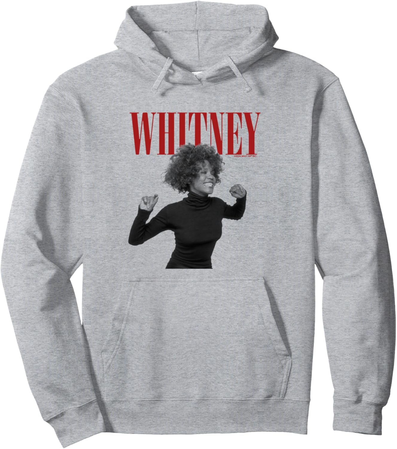 

Худи Whitney Houston Wanna Dance Popfunk, серый