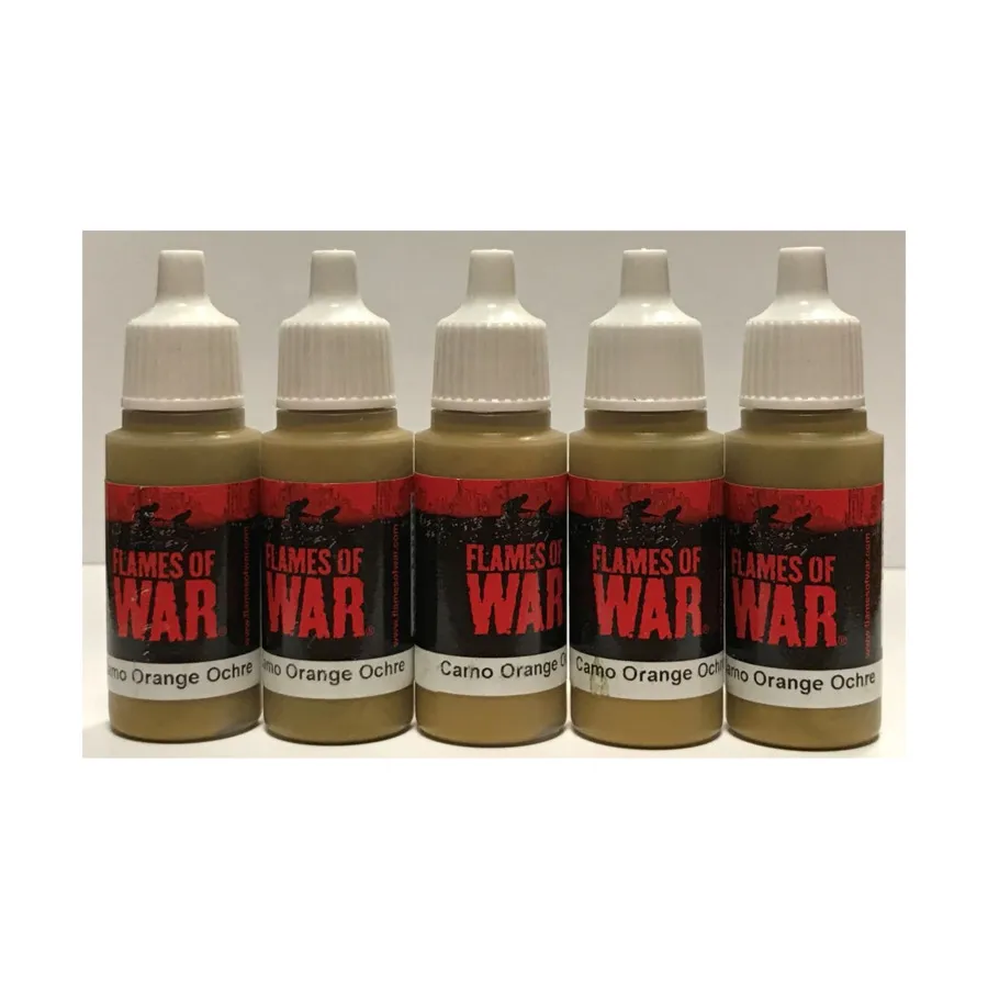 

Камуфляж Оранжевый Охра, 5 шт., Flames of War - Paint