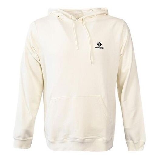 

Толстовка stand fit star chev hoodie 'cream white' Converse, белый