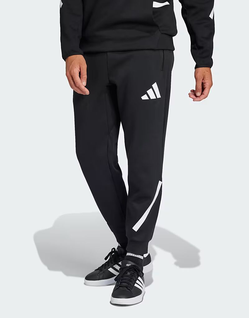 

Брюки Adidas performance Zne черного и белого цветов