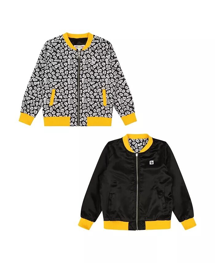 

Двусторонний бомбер для девочек Mixed Up Clothing, черный