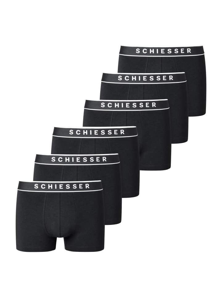 

Боксеры Schiesser short 6er Pack, черный