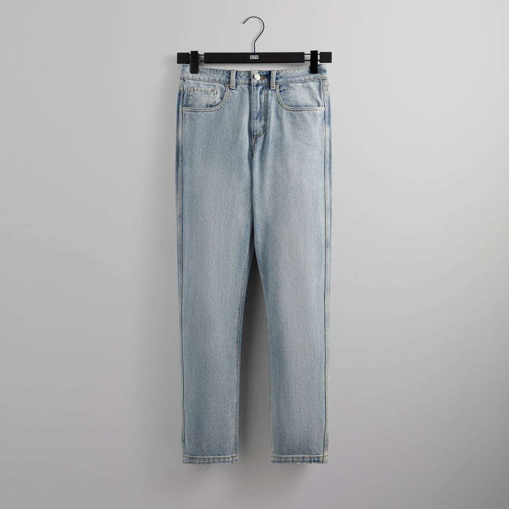 

Брюки Kith Centre Straight Jean, цвет Light Indigo