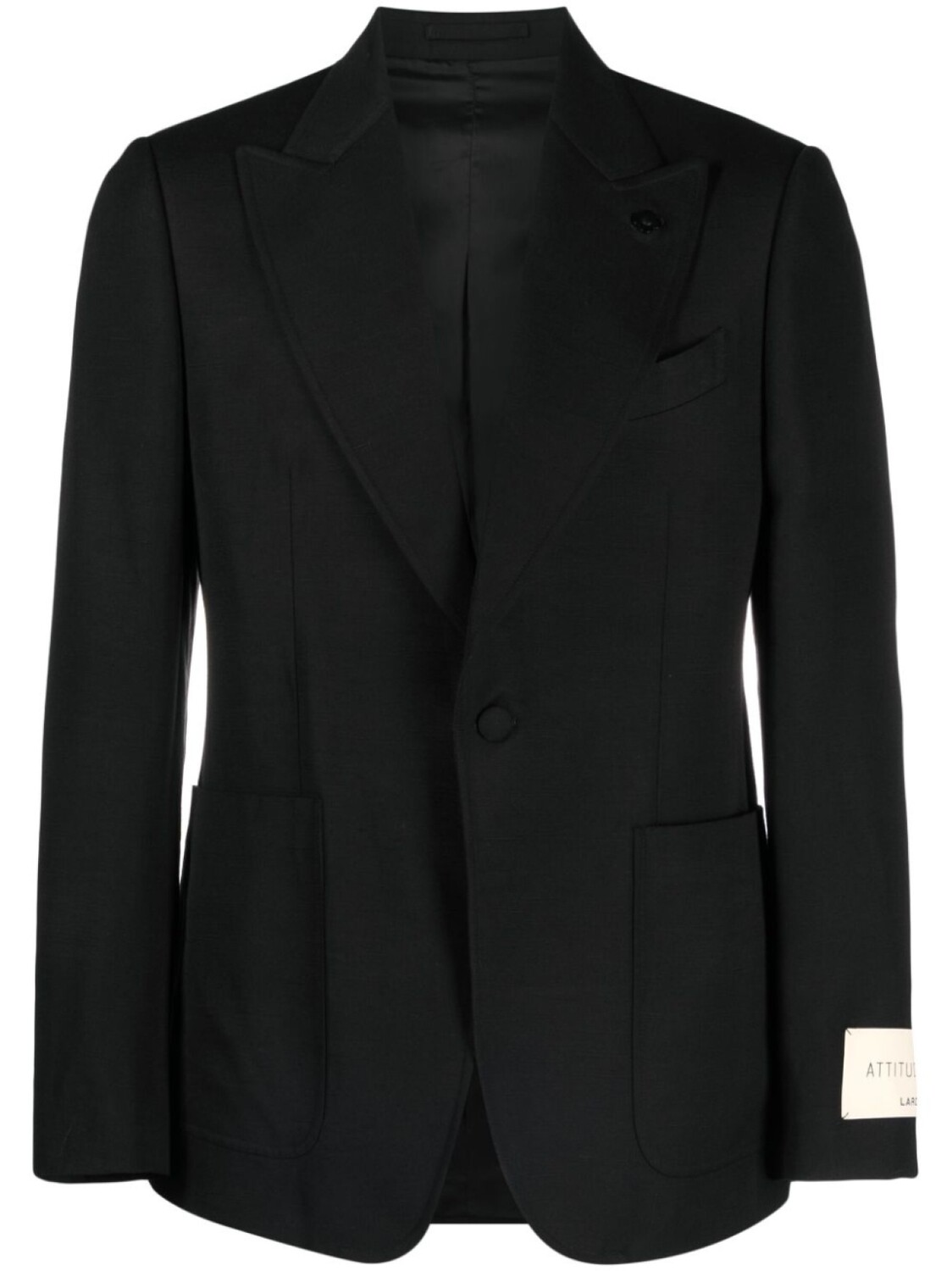 

Lardini однобортный пиджак The Attitude, черный