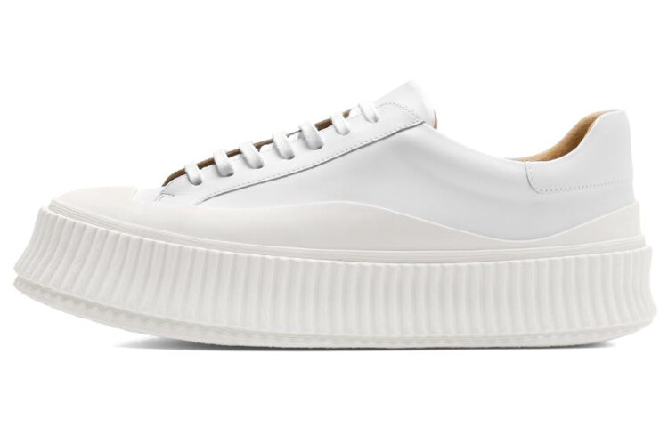 

Кожаные низкие кеды Jil Sander