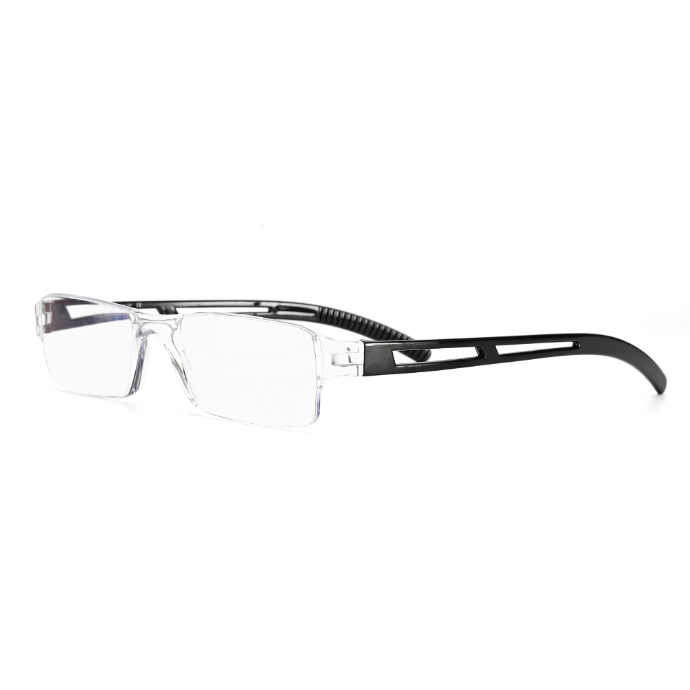 

CYXUS Пластиковая прямоугольная оправа для очков унисекс, Rimless glasses