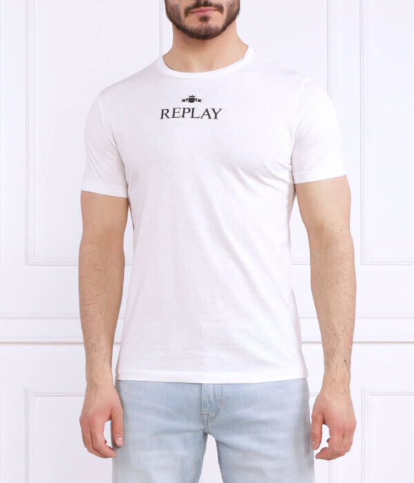 

Футболка Replay Relaxed Fit, белый