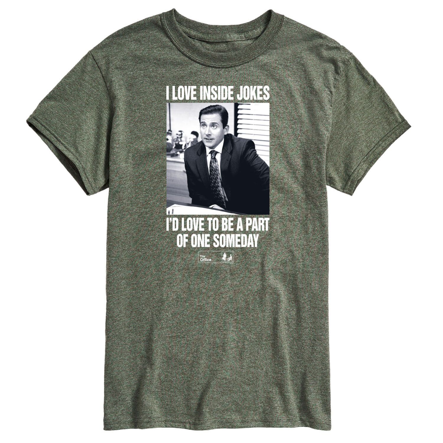 

Мужская футболка The Office Michael Inside Jokes Licensed Character