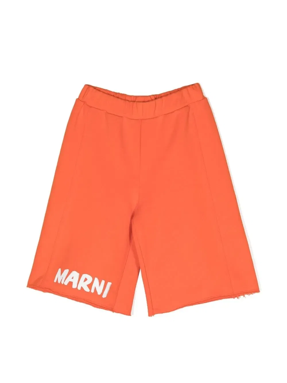 Спортивные шорты с логотипом Marni Kids, оранжевый