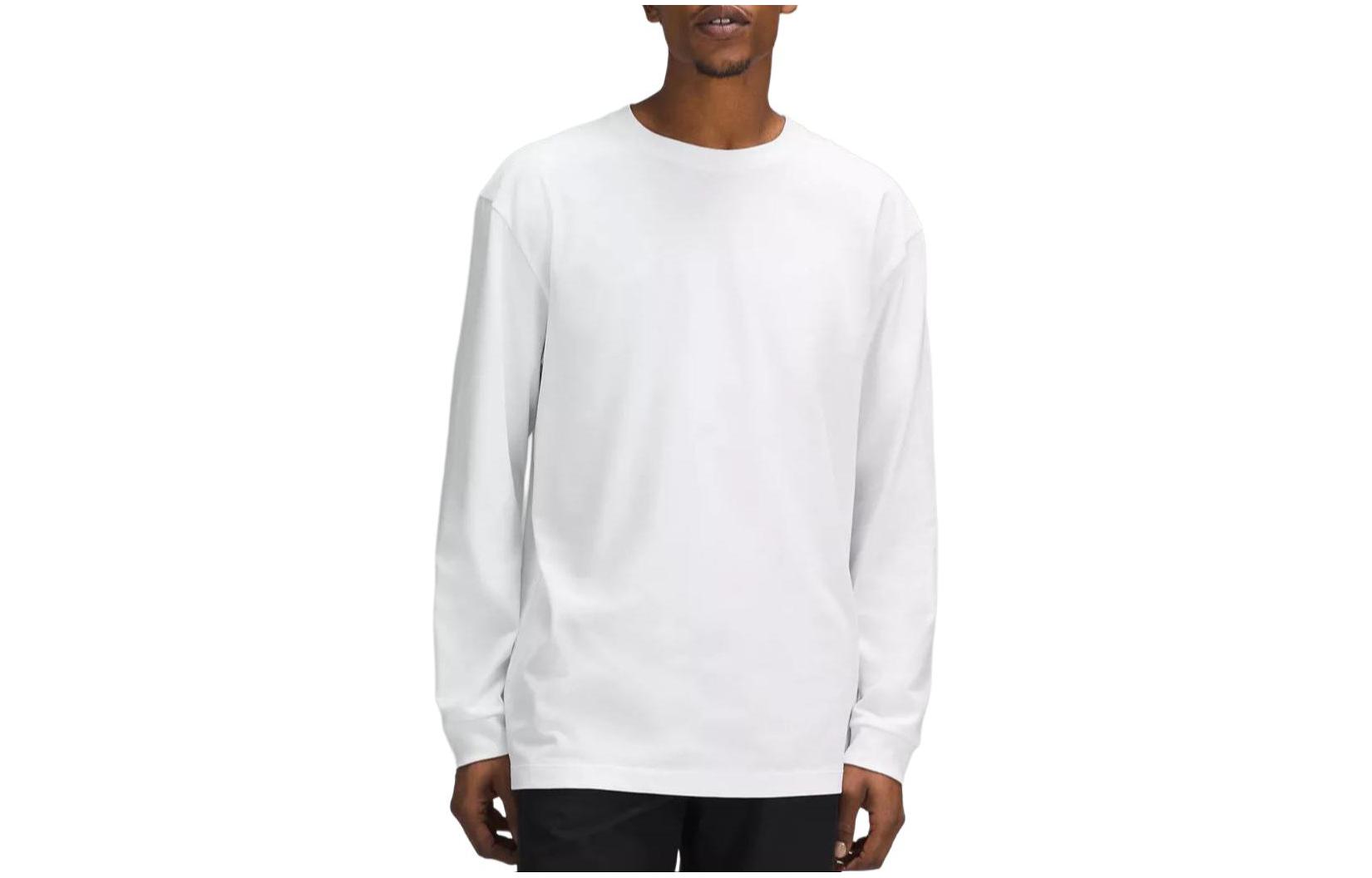 

Тяжелая футболка для мужчин Lululemon, белый