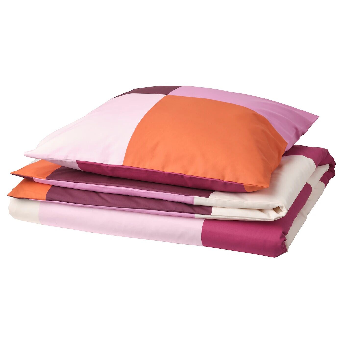 

Комплект постельного белья, 2 шт, розовый, 155х220/80х80 см, BRUNKRISSLA IKEA