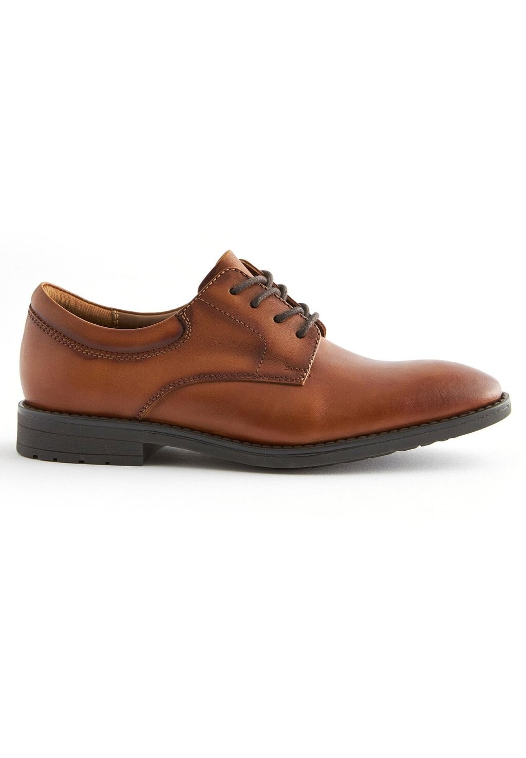 

Туфли на шнуровке LEATHER LACE-UP SHOES Next, цвет tan brown