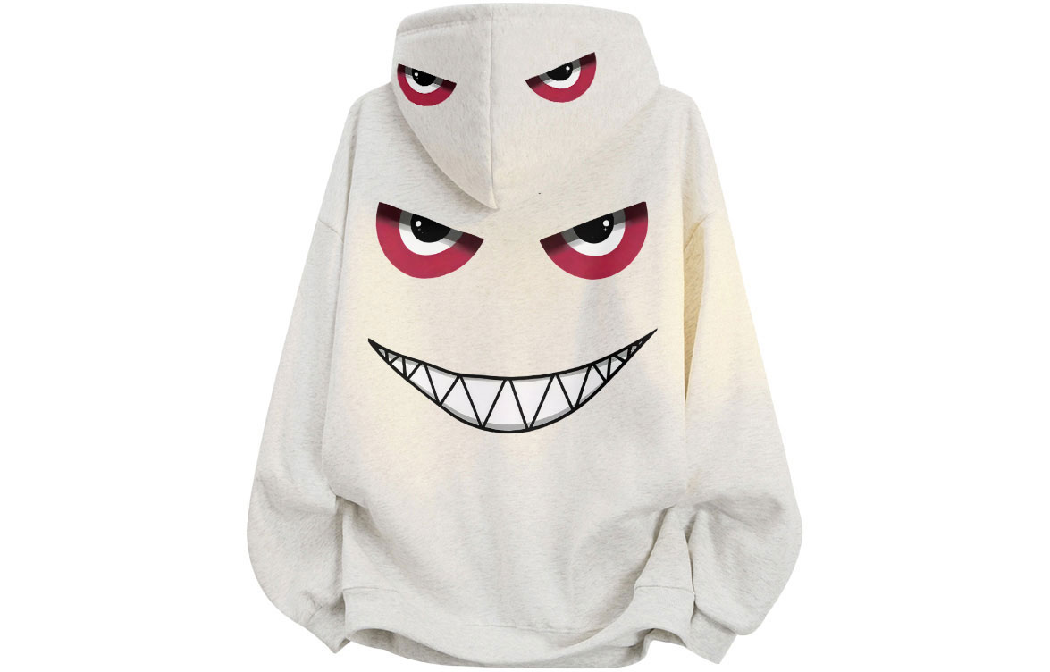 

Толстовка Unisex Hooded Moderate Heavyweight ZIAREL, белый heather серый