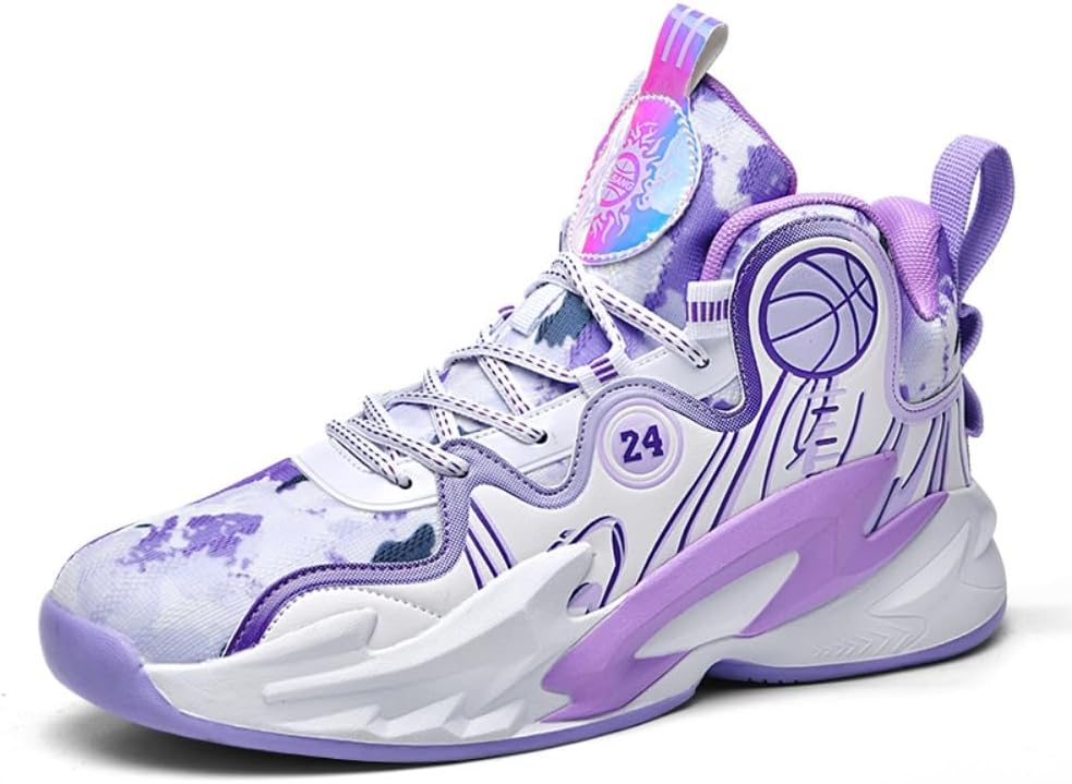 

Мужская обувь 2024 года Беговые кроссовки Спортивная обувь Баскетбольные кроссовки Тренировочные кроссовки Кроссовки Molig, фиолетовый