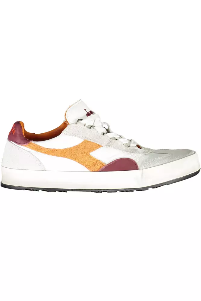 

Белые кожаные мужские кроссовки Diadora