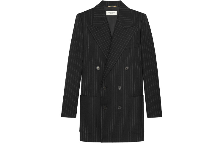 

Деловой костюм женский черный Saint Laurent