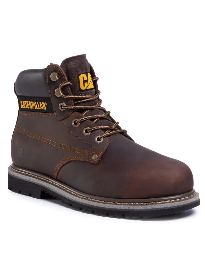 CAT Footwear Ботинки Powerplant S3 Hro P724629 коричневые на шнуровке — фото 2