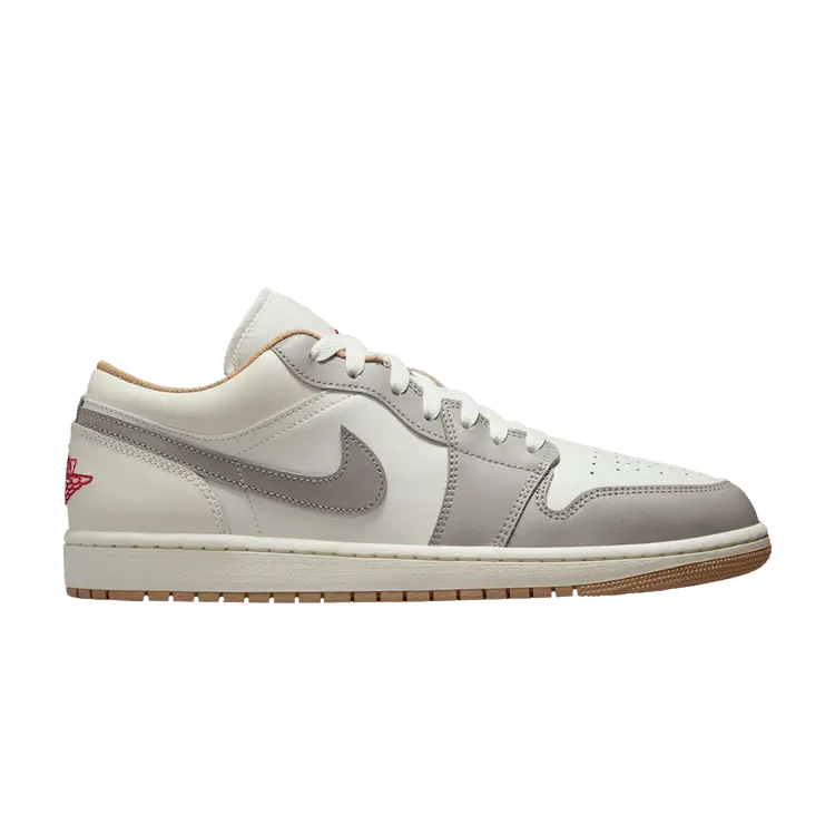 

Кроссовки Air Jordan Air Jordan 1 Low 'Sail College Grey', серый