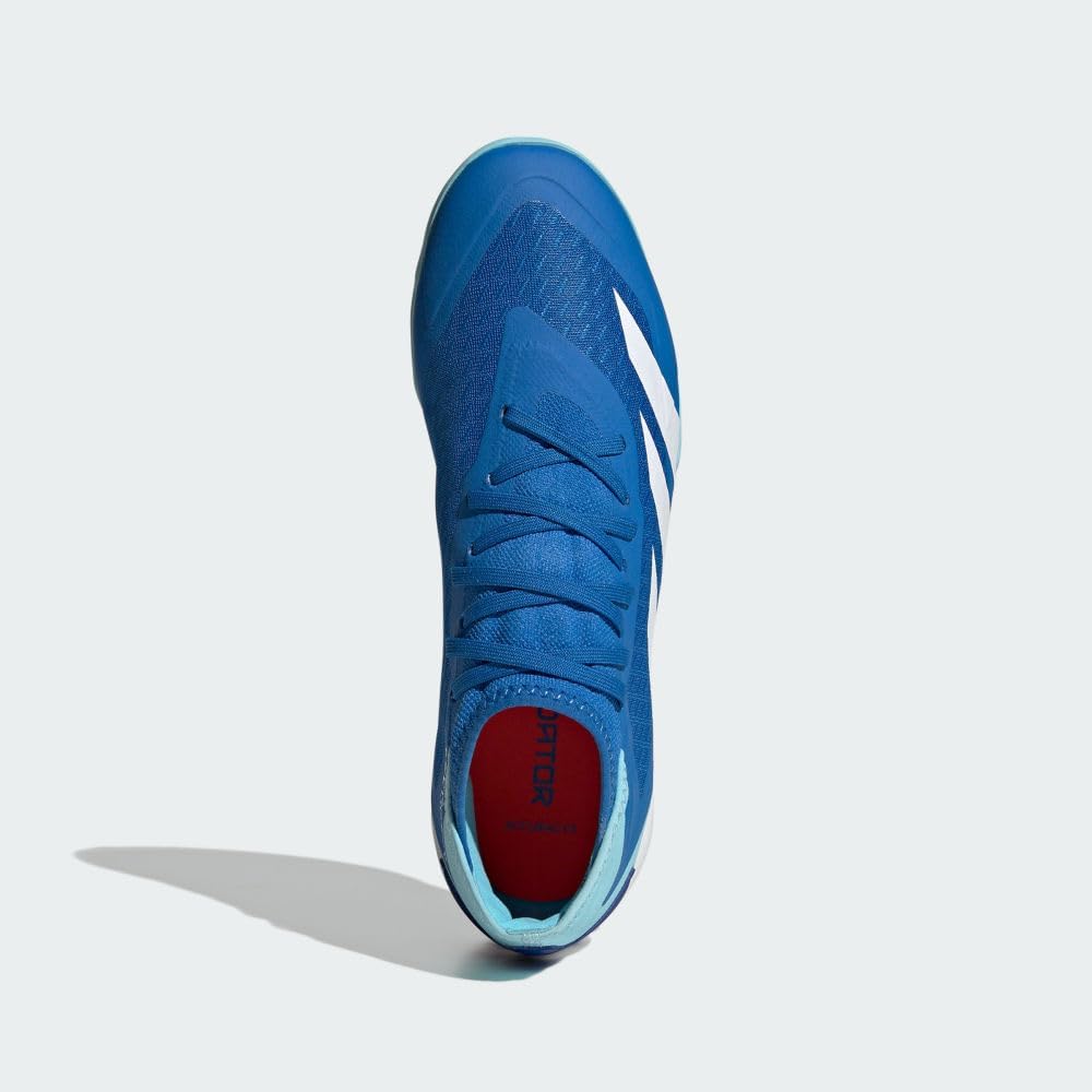 Кроссовки Adidas Unisex Accuracy.3 без шнурков для твердого грунта, белый/красный — фото 3