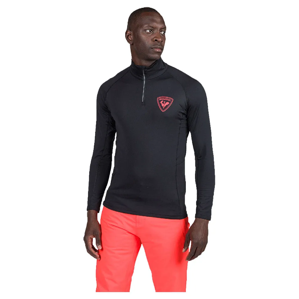 

Флис Rossignol New Hero Classique half zip, черный