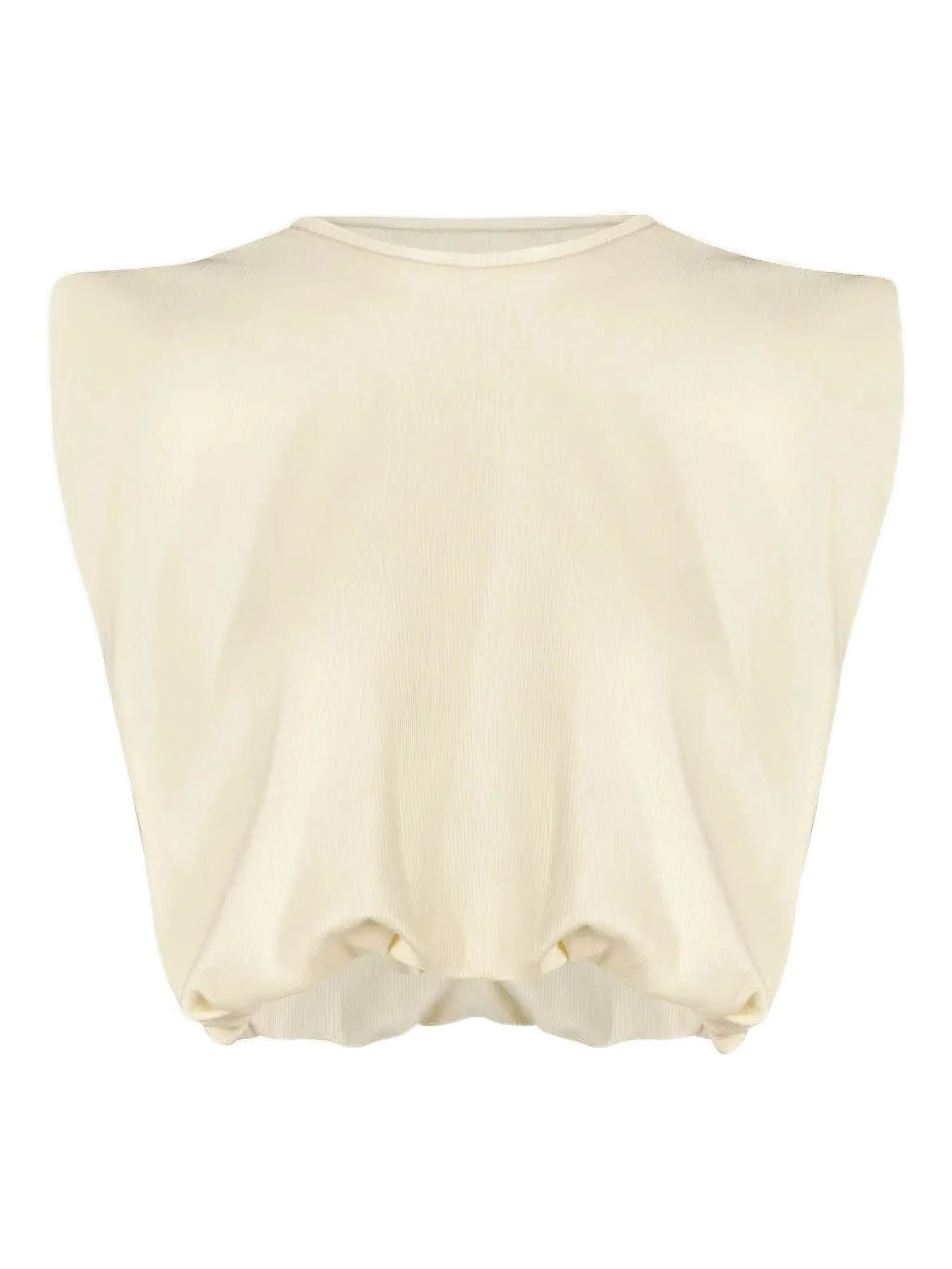 

Укороченная футболка Muraya Johanna Ortiz, кремовый