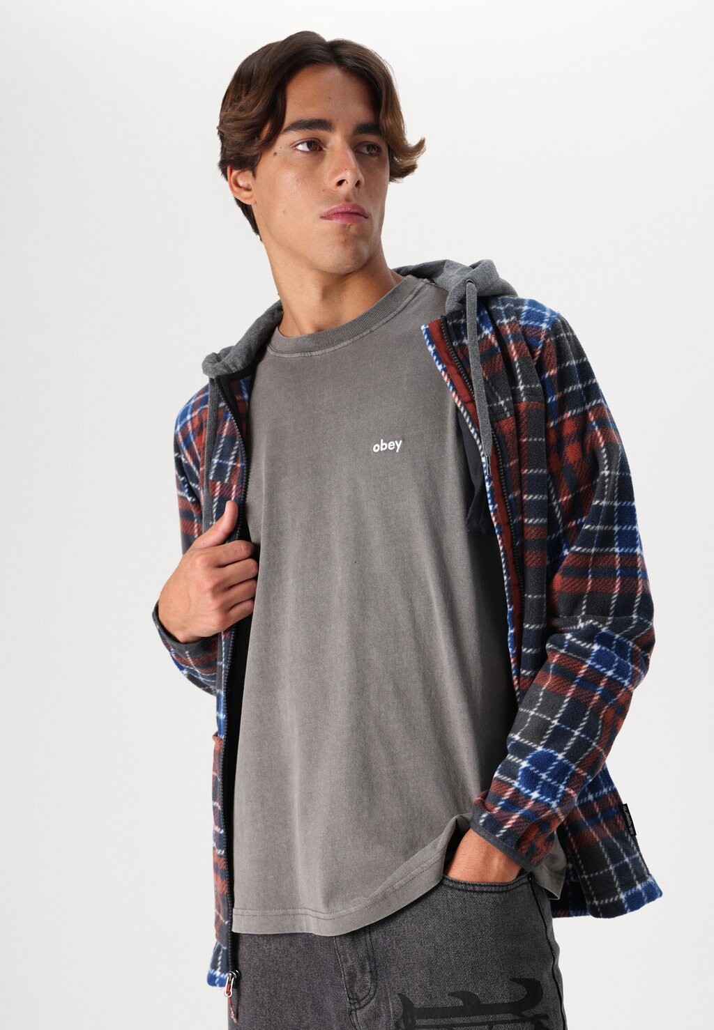 

Базовая футболка TEE UNISEX Obey Clothing, черный