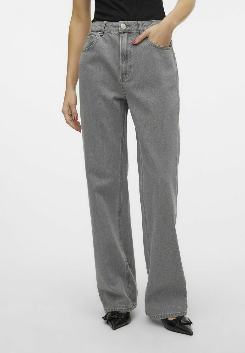 

Джинсы прямого кроя Vero Moda, цвет Medium Grey Denim