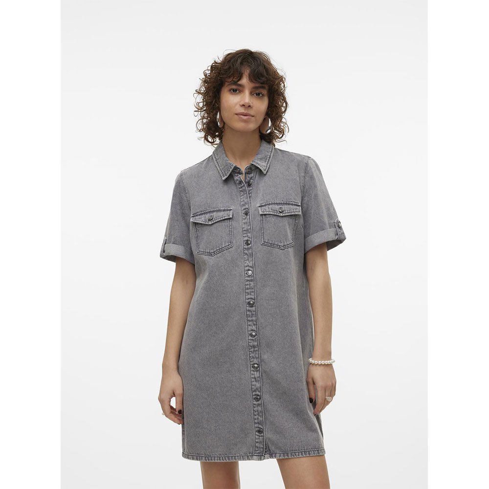 

Платье Vero Moda Jennie Short Sleeve, серый