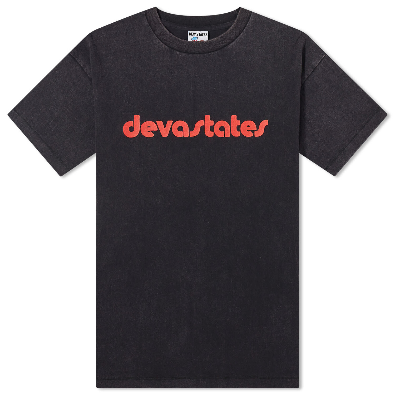 

Футболка Deva States Bethel T-Shirt, цвет Washed Black