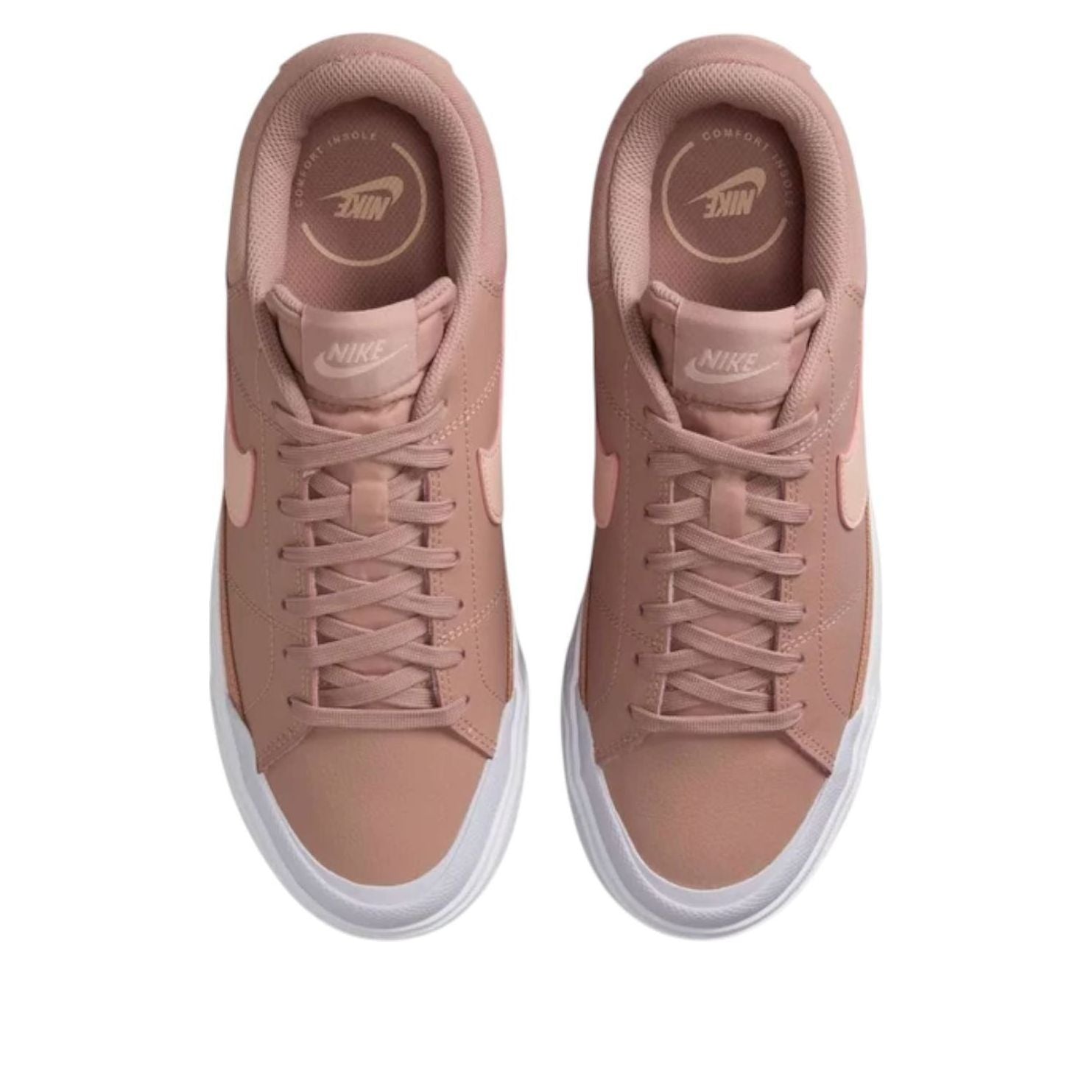 Кроссовки (WMNS) Nike Court Legacy Lift 'Particle Pink Rose Gold' — фото 2