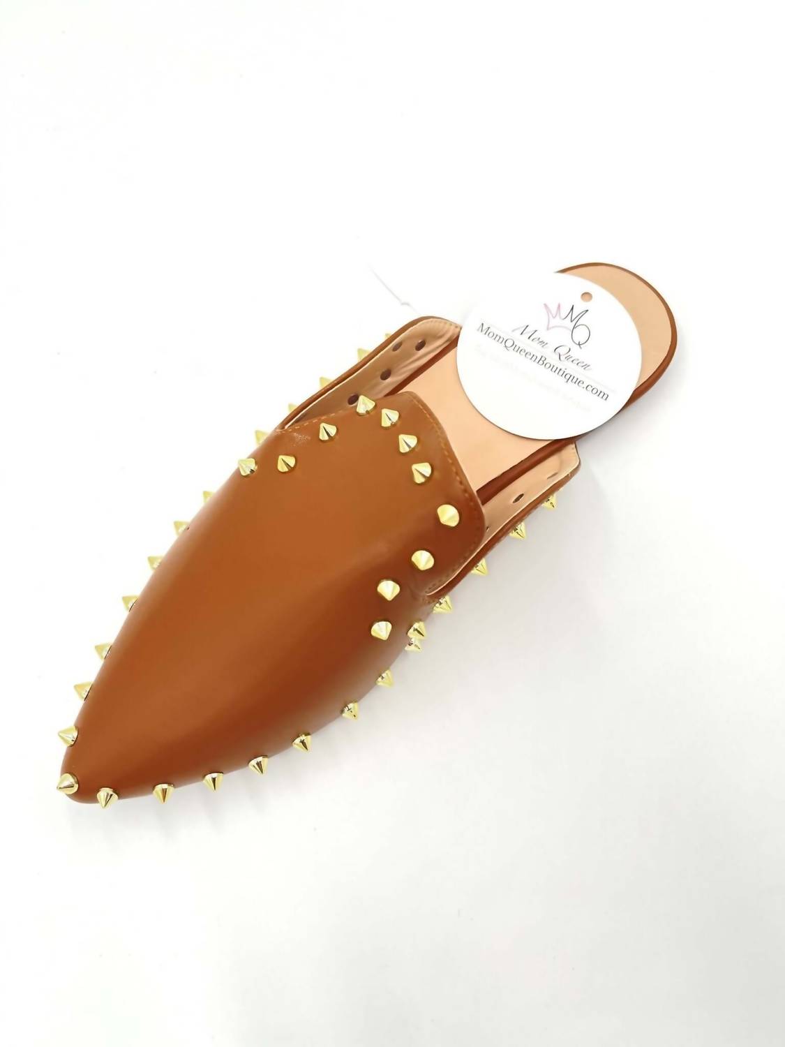 Women Camel Clair Slides In Brown Camel Threads