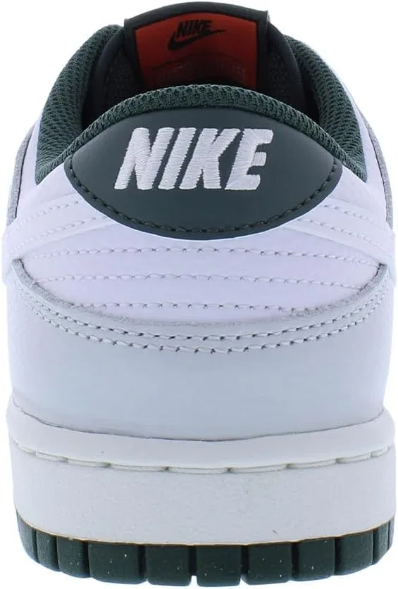 Мужские скейтбордистские кроссовки Nike Dunk Low Retro, белый/зеленый — фото 4