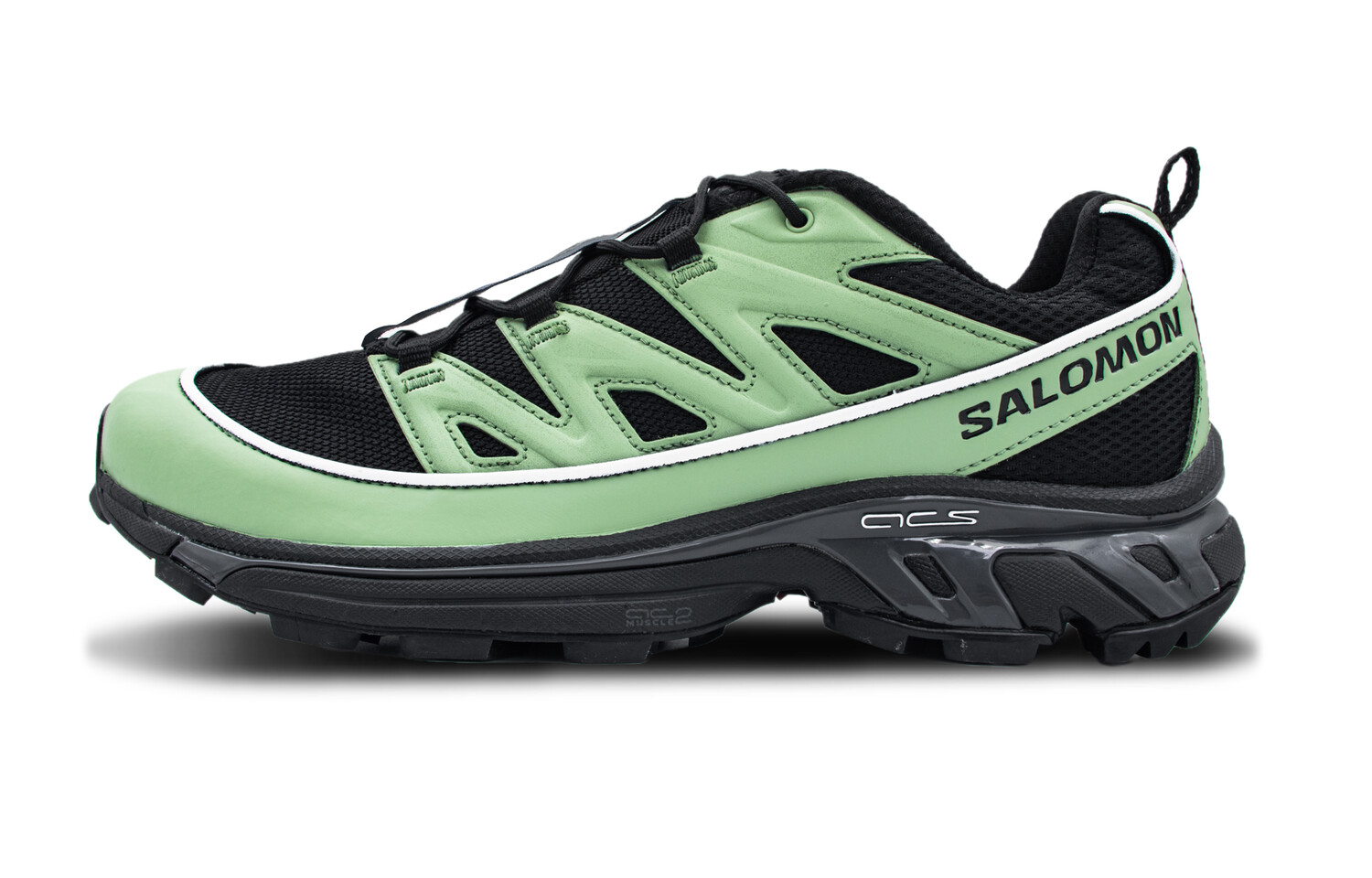 

Кроссовки для активного отдыха унисекс с низким верхом белого цвета Salomon, черный/зеленый