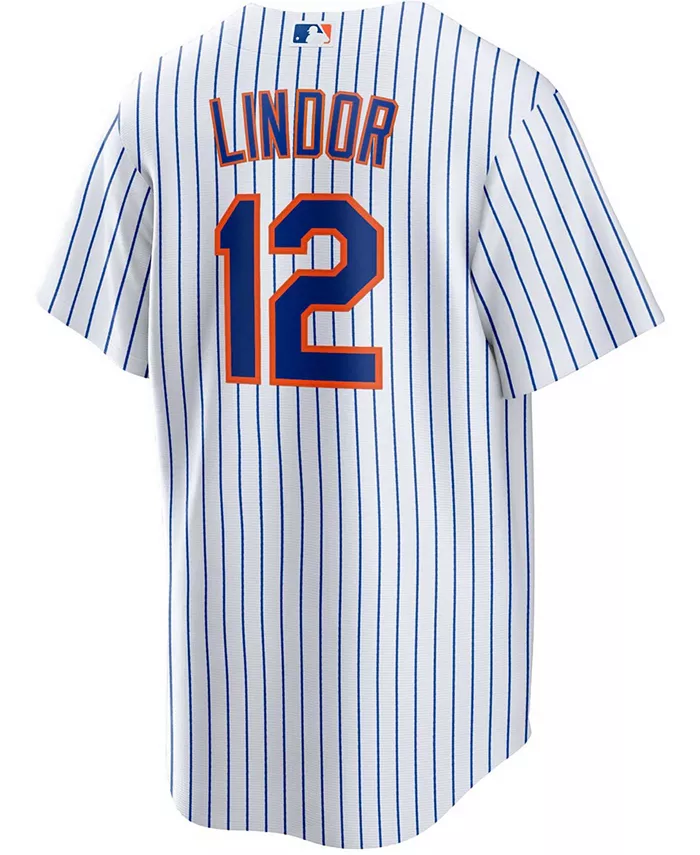 Мужская реплика джерси игрока Francisco Lindor New York Mets Nike, синий — фото 2