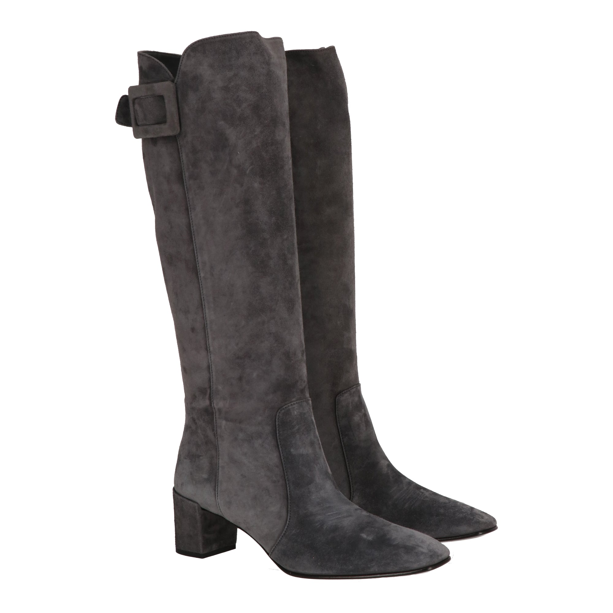 Женские серые ботинки Roger Vivier, серый