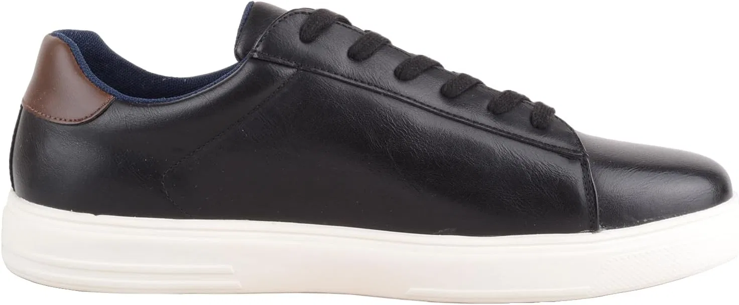 Мужские повседневные туфли на шнуровке из искусственной кожи ABSOLUTE FOOTWEAR, Black — фото 4