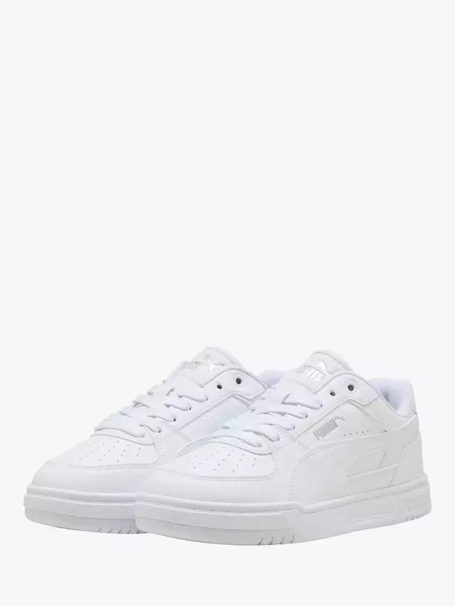 Детские кожаные кроссовки Caven III, белые PUMA — фото 2