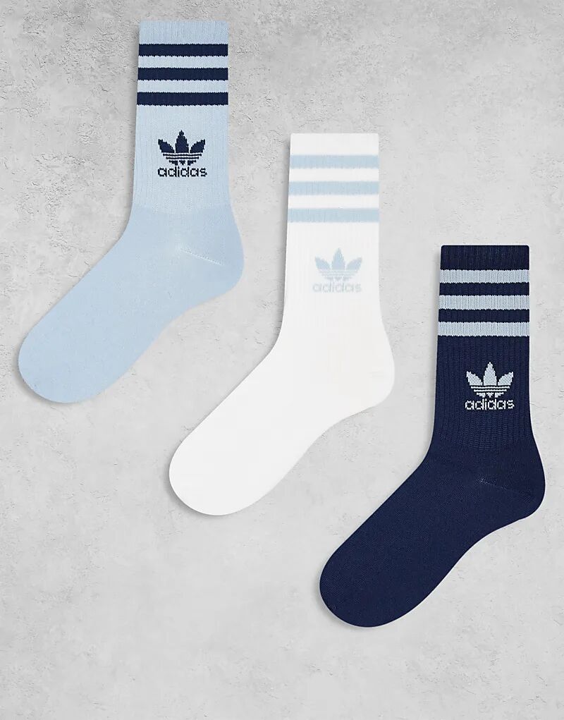 

Носки с тремя полосками, многоцветные adidas Originals