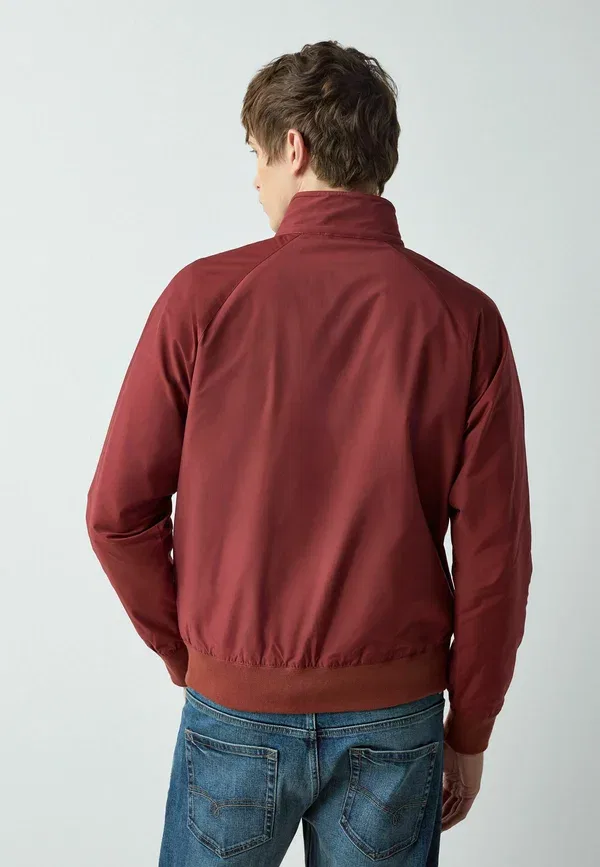 Куртка Harrington, Next, Regular fit, водоотталкивающая, летняя, красный — фото 2