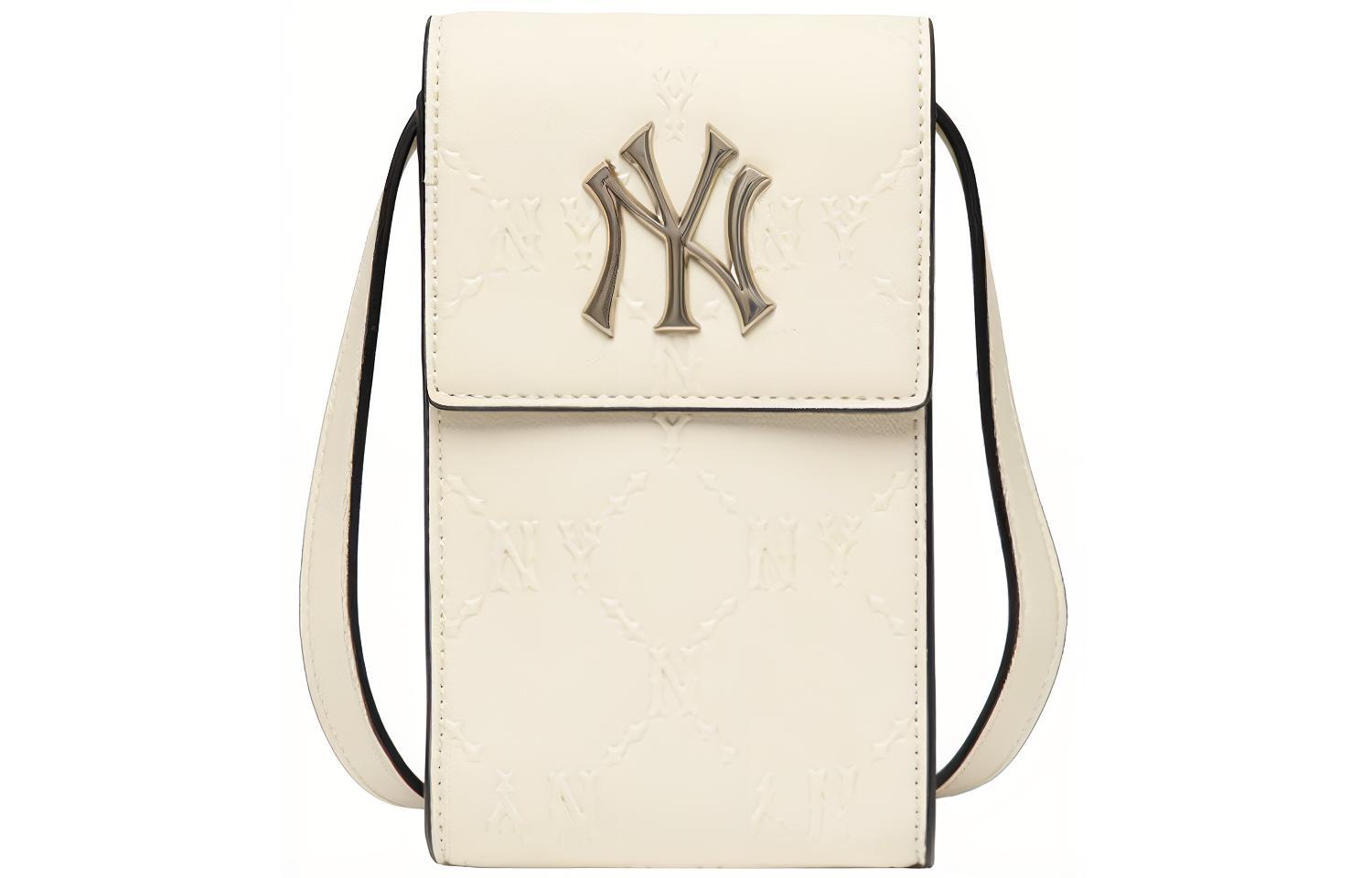 

Кожаный чехол для телефона New York Yankees, плечевая сумка, кросс-сумка унисекс белый MLB