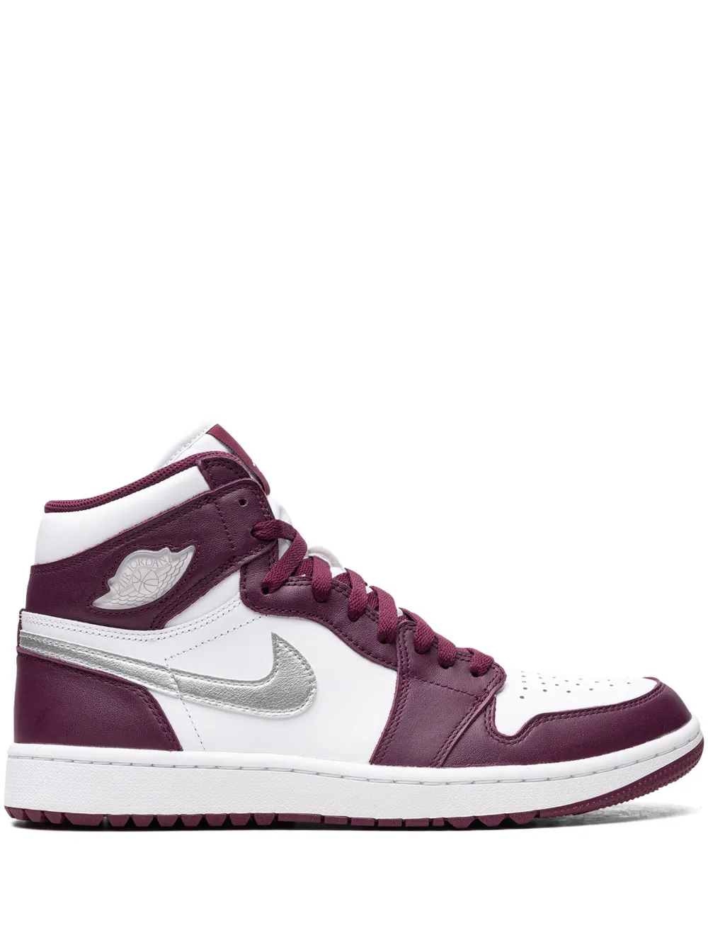 Кроссовки Air 1 High Golf 'Bordeaux' Jordan, белый