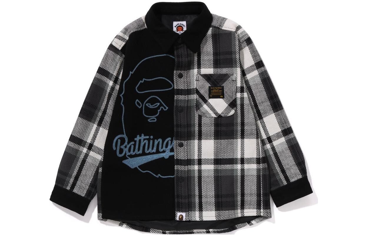 

Детская рубашка A Bathing Ape, черный