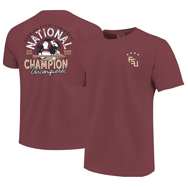 

Футболка Unisex garnet Florida State Seminoles 2023 NCAA Women's Soccer National Champions Image One