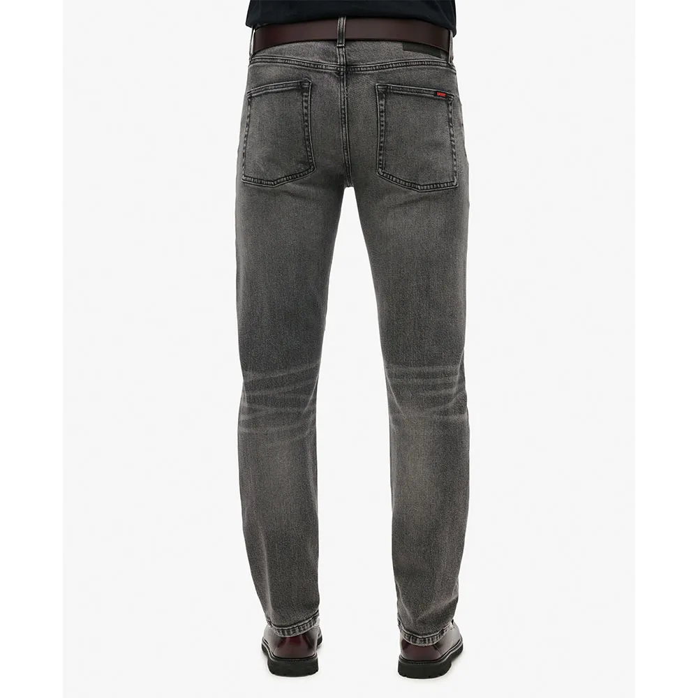 Джинсы Superdry Vintage Slim Straight Fit, серый — фото 2