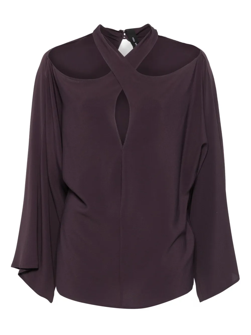 

Блузка с перекрестными бретелями Federica Tosi, фиолетовый