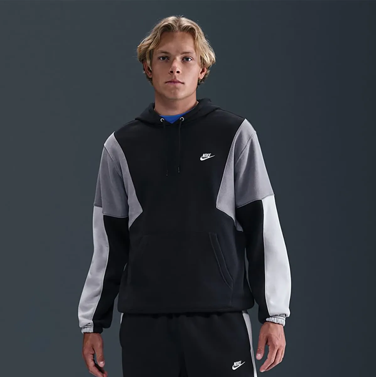 

Мужской спортивный костюм Club Fleece Hded Track Gx Nike, черный