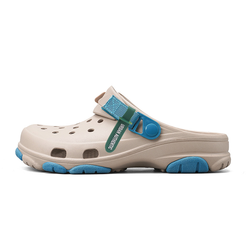 

URBAN AUTHENTIC Клоги унисекс цвета хаки, цвет Khaki