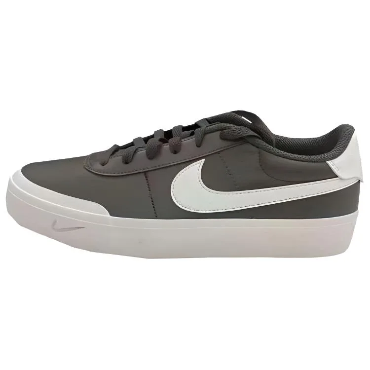 Nike Кроссовки для скейтбординга Court Shot Leather Abrasion Resistant Low top мужские Taupe