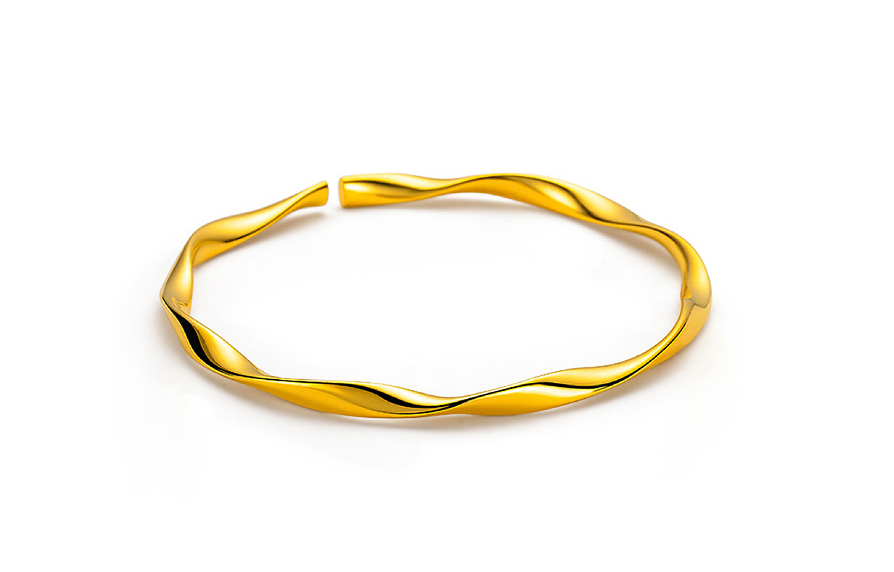 

Цветной браслет из сплава для женщин Alloy Bangles SHARK BABY, золотой