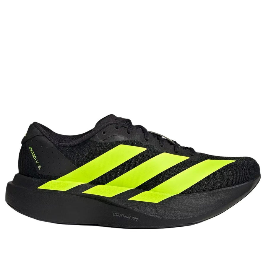 Кроссовки (WMNS) adidas Adizero EVO SL 'Core Black Lucid Lemon', черный — фото 2
